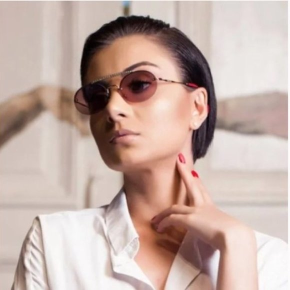 Miu Miu Evolution 54mm Rimless‎ Round Sunglasses - NWT